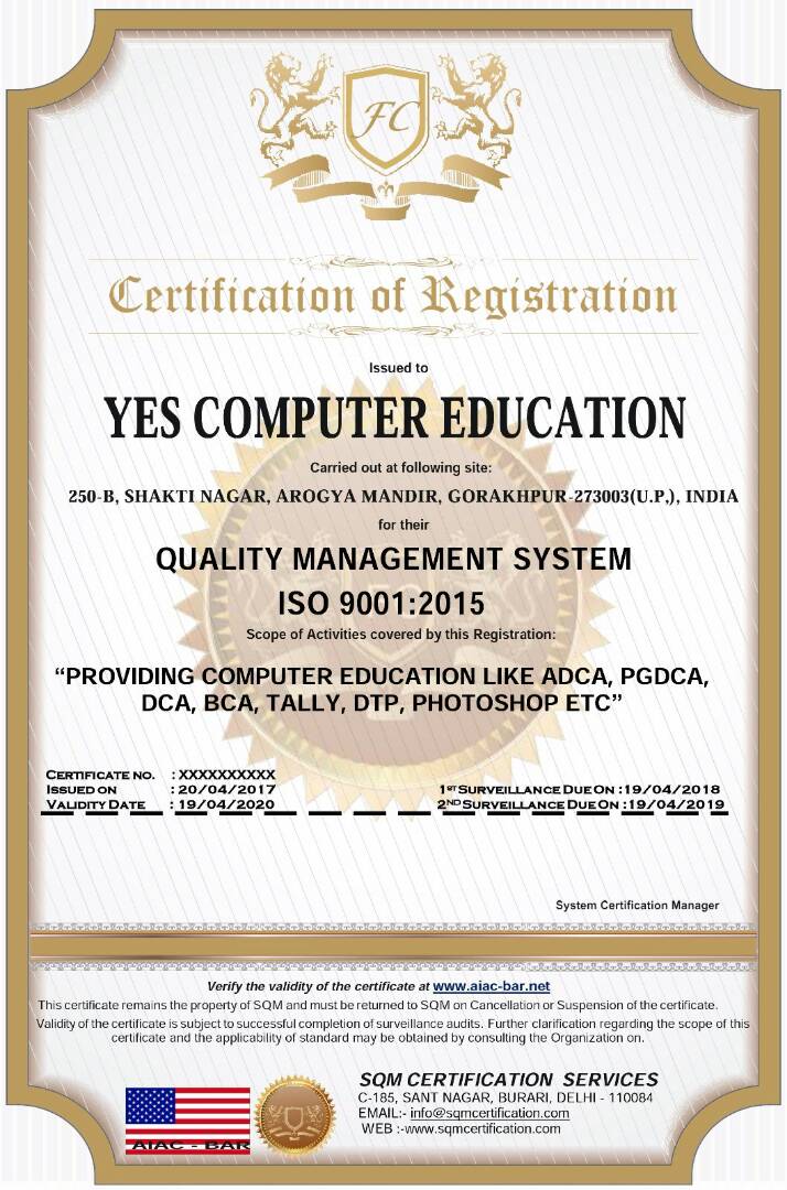 certification